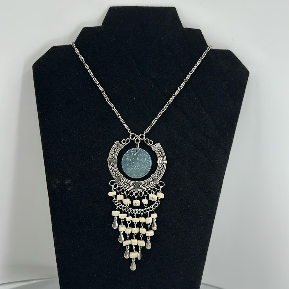 INCA energy prosperity moon stone necklace ✨